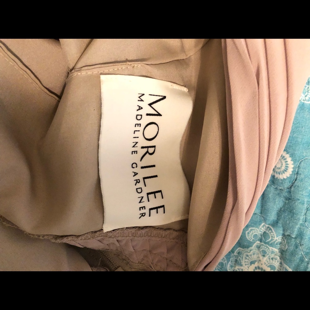 Tan/nude David’s bridal bridesmaid dress - Picture 4 of 6